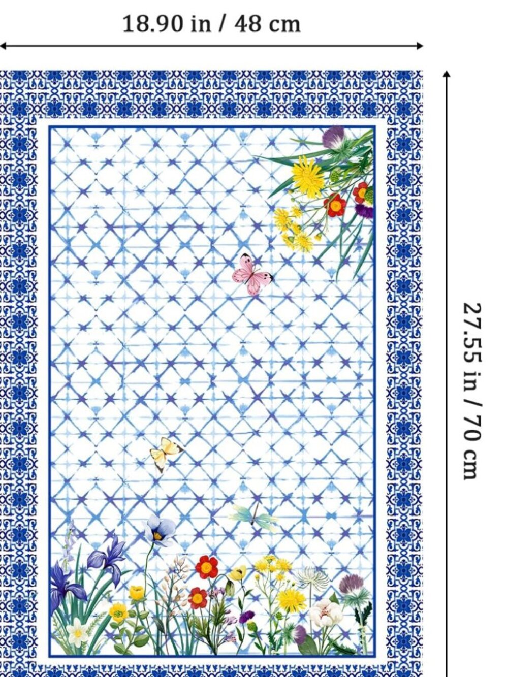 **SALE** NWT Retro Wildflower Kitchen Towels - Picture 4 of 4